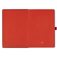 CODE BLACK, a5 notebook, red