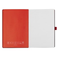 CODE BLACK, a5 notebook, red