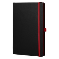 CODE BLACK, a5 notebook, red