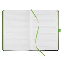 CODE BLACK, a5 notebook, kiwi