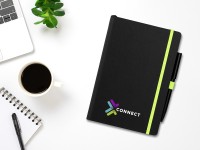 CODE BLACK, a5 notebook, kiwi