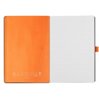 CODE BLACK, a5 notebook, orange