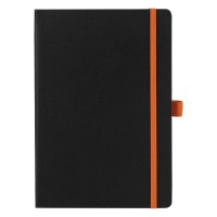 CODE BLACK, a5 notebook, orange