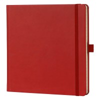 KUNST, notebook 17.4 x 17.4 cm, red