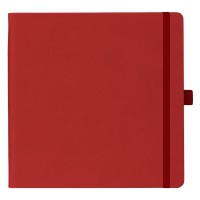KUNST, notebook 17.4 x 17.4 cm, red
