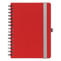MONDO WIRE, a5 notebook, red