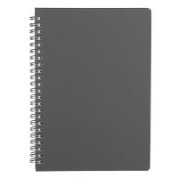 GRATZ, a5 wire-o notebook, gray
