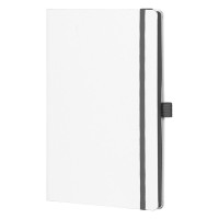 CODE WHITE, a5 notebook, gray