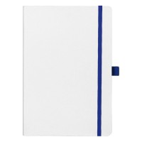CODE WHITE, a5 notebook, royal blue