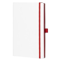 CODE WHITE, a5 notebook, red