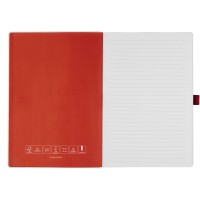 CODE WHITE, a5 notebook, red