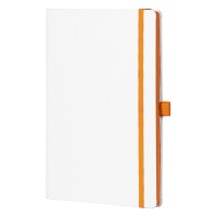 CODE WHITE, a5 notebook, orange