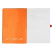 CODE WHITE, a5 notebook, orange