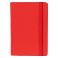 OSLO FLEX, flexi cover a5 notebook, red