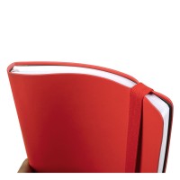 OSLO FLEX, flexi cover a5 notebook, red