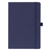 PARIS, soft touch a5 notebook, blue