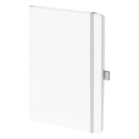 PARIS, soft touch a5 notebook, white