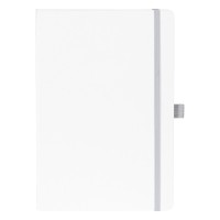PARIS, soft touch a5 notebook, white