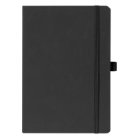 PARIS, soft touch a5 notebook, black