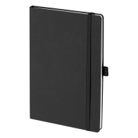 PARIS, soft touch a5 notebook, black