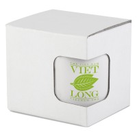 GIFTY, single mug gift box, white