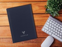 LUGANO, b5 agenda, blue