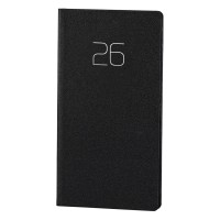 LUXEMBOURG, pocket size notebook, black