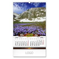 PRIRODA 01,  wall calendar, 7 pages, b3 format