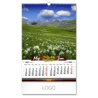PRIRODA 01,  wall calendar, 7 pages, b3 format