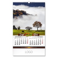 PRIRODA 01,  wall calendar, 7 pages, b3 format