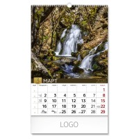 PRIRODA 04, wall calendar, 13 pages, b4 format