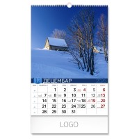 PRIRODA 04, wall calendar, 13 pages, b4 format