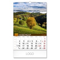 PRIRODA 04, wall calendar, 13 pages, b4 format