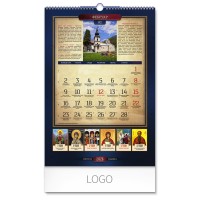 PRAVOSLAVNI 10, wall calendar, 13 pages, b4 format