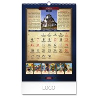 PRAVOSLAVNI 10, wall calendar, 13 pages, b4 format