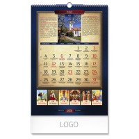 PRAVOSLAVNI 10, wall calendar, 13 pages, b4 format