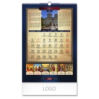 PRAVOSLAVNI 10, wall calendar, 13 pages, b4 format