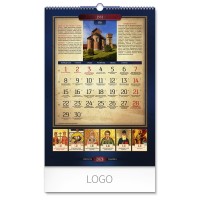 PRAVOSLAVNI 10, wall calendar, 13 pages, b4 format