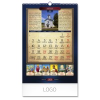 PRAVOSLAVNI 10, wall calendar, 13 pages, b4 format