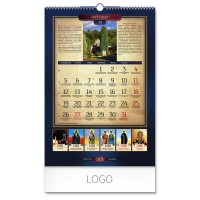 PRAVOSLAVNI 10, wall calendar, 13 pages, b4 format