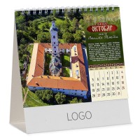 PRAVOSLAVNI MANASTIRI 13, desk calendar, 15 pages, 15.5 x 13 cm