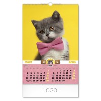 NAJBOLJI PRIJATELJI, wall calendar, 7 pages, b3 format