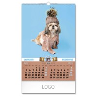 NAJBOLJI PRIJATELJI, wall calendar, 7 pages, b3 format