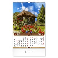 NAŠA SRBIJA, wall calendar, 7 pages, b3 format