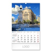 BEOGRAD, wall calendar, 13 pages, b3 format