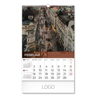 BEOGRAD, wall calendar, 13 pages, b3 format