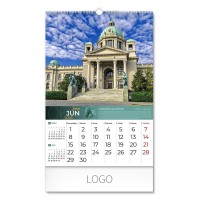 BEOGRAD, wall calendar, 13 pages, b3 format