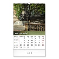 BEOGRAD, wall calendar, 13 pages, b3 format