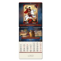 PRAVOSLAVNI 92, wall calendar, 15 pages, 32 x 69 cm