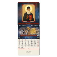 PRAVOSLAVNI 92, wall calendar, 15 pages, 32 x 69 cm